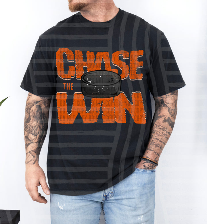 Chase The Win Hockey DTF Print