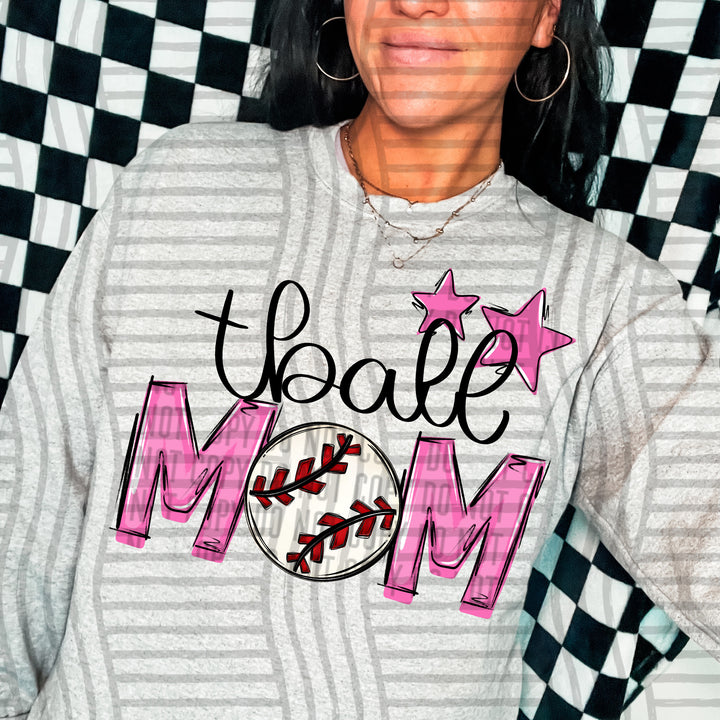 Sports Mom Tball DTF Print