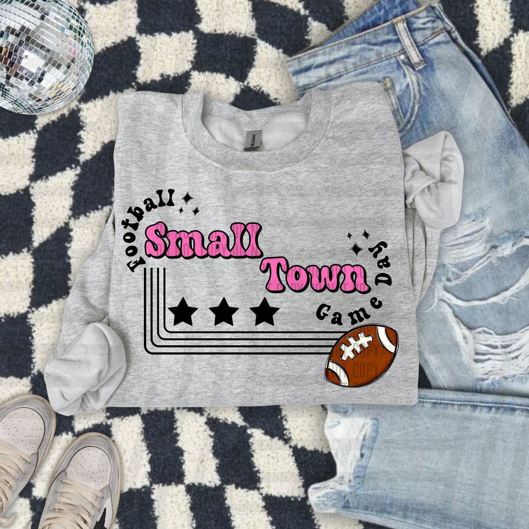Small Town Football DTF Print