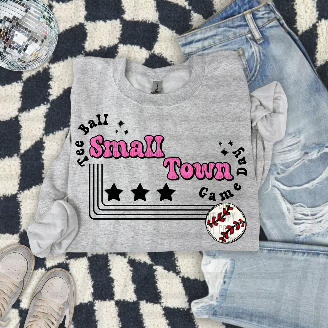 Small Town Tee Ball DTF Print