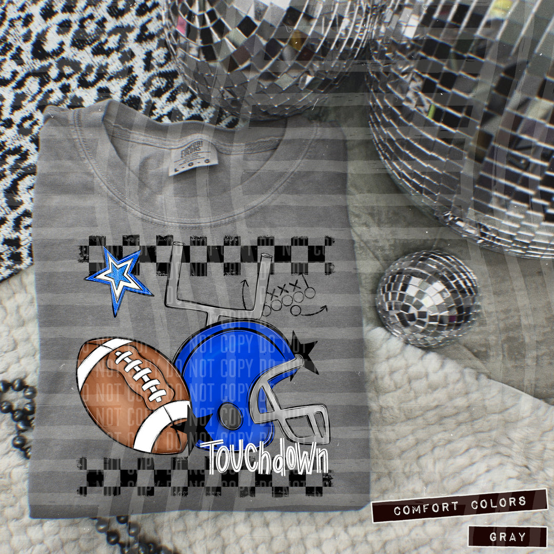 Football Helmet DTF Print