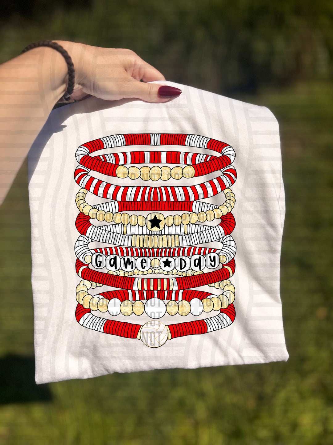 Volleyball Bracelets DTF Print