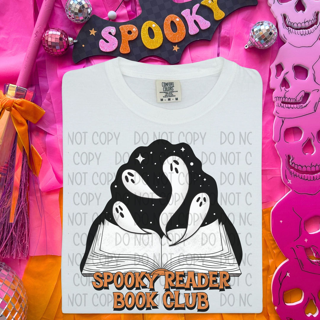 Spooky Reader Club DTF Print