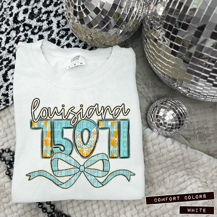 Dotted Daisy Zip Codes DTF Print