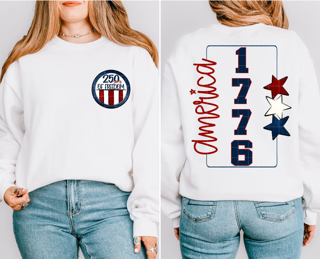 1776 DTF Print