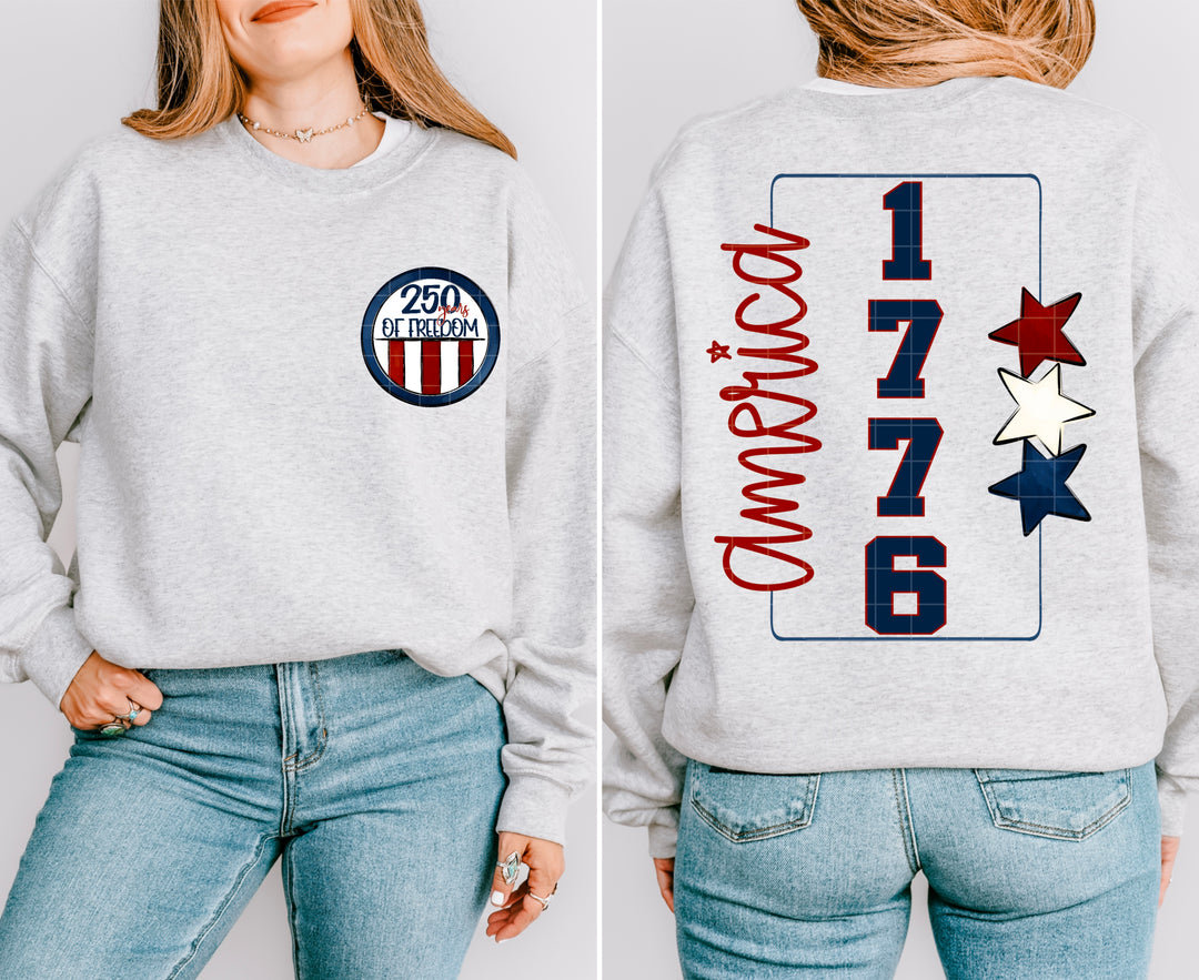 1776 DTF Print