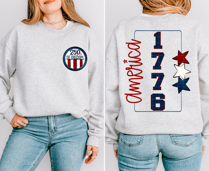 1776 DTF Print