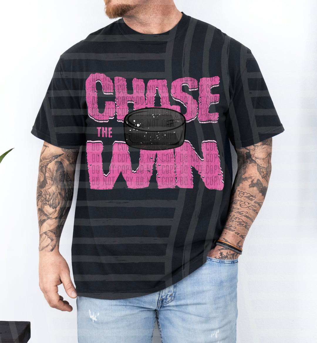 Chase The Win Hockey DTF Print