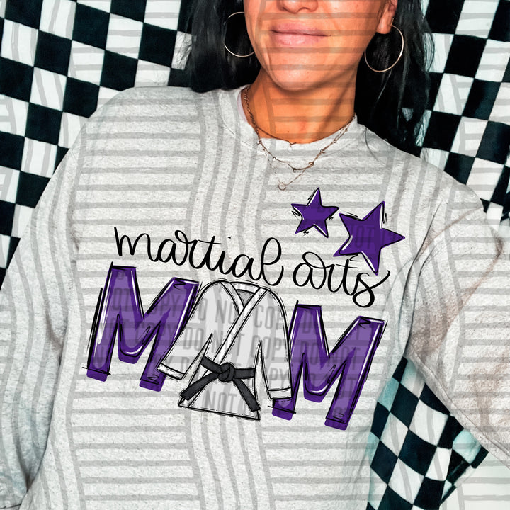 Sports Mom Martial Arts DTF Print