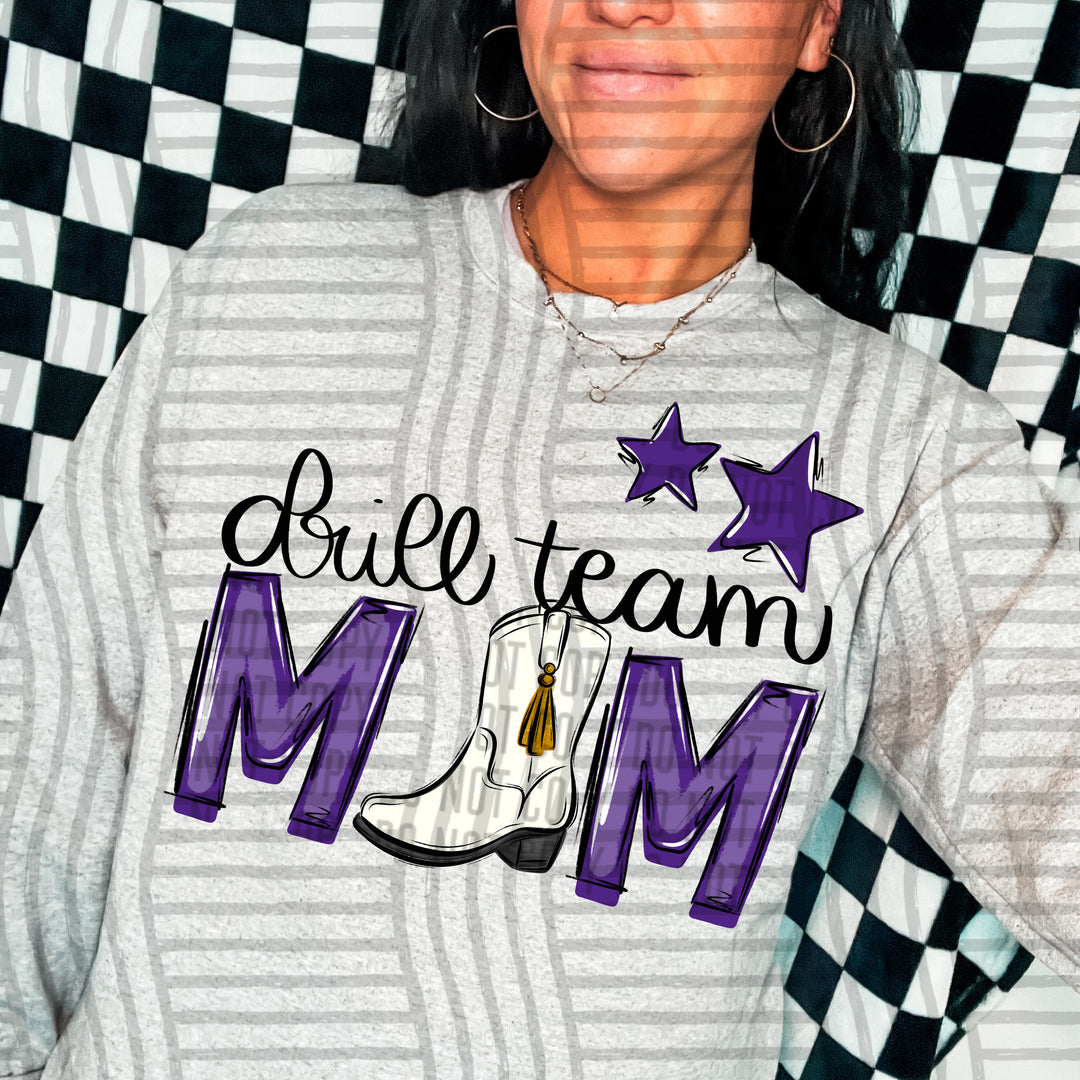 Sports Mom Drill Team DTF Print