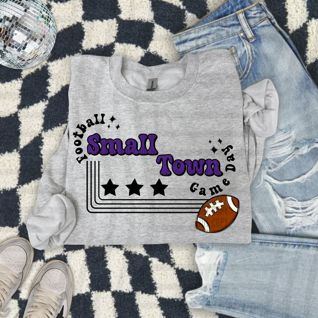 Small Town Football DTF Print