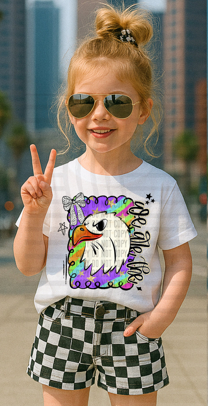 Preppy Swirl Mascot DTF Print