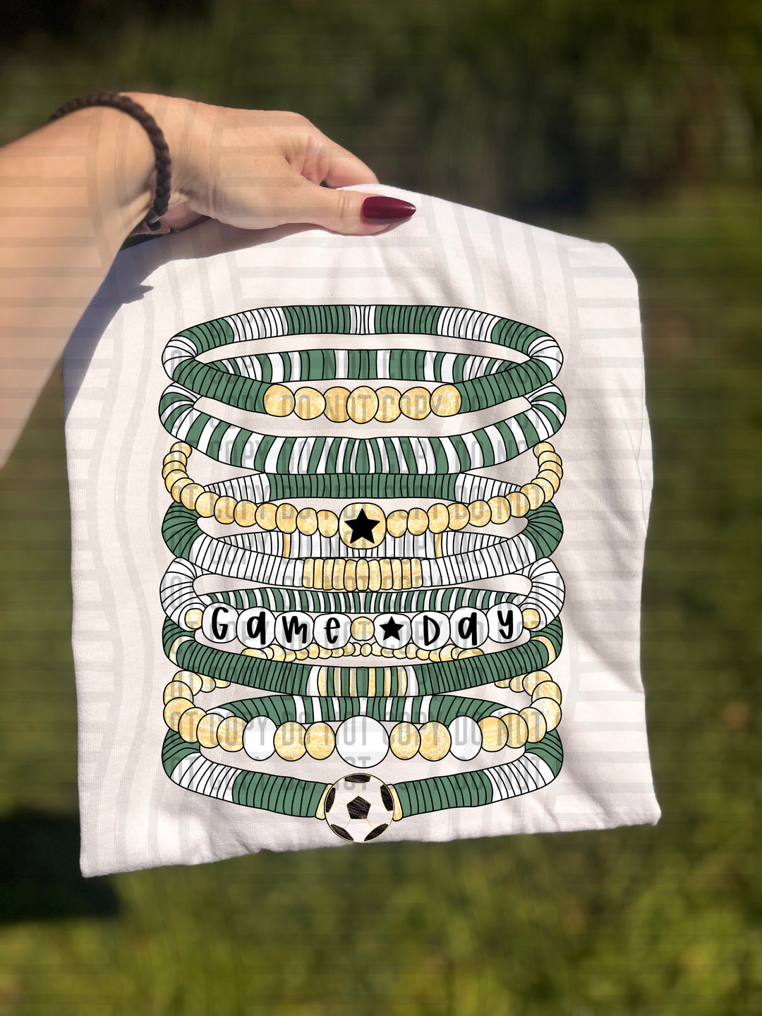 Soccer Bracelets DTF Print