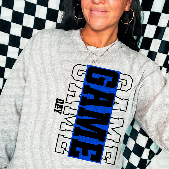 Game Day Stacked DTF Print