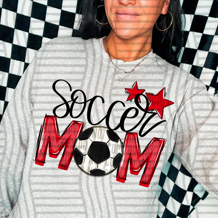 Sports Mom Soccer DTF Print