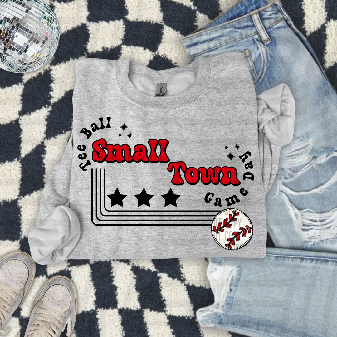 Small Town Tee Ball DTF Print
