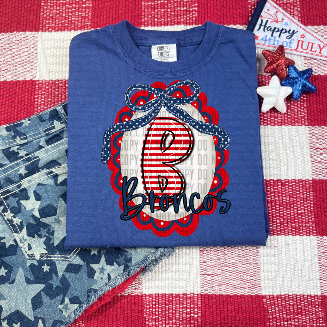 RWB Framed DTF Print