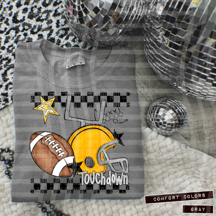 Football Helmet DTF Print