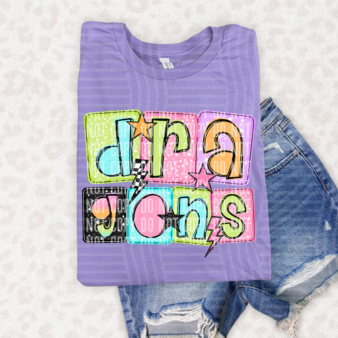 Paste Pop Mascots DTF Print