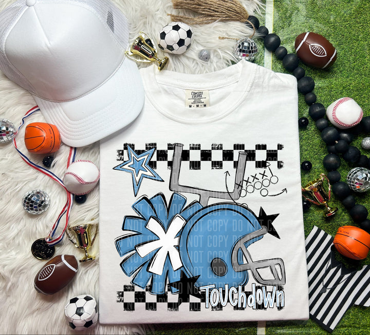 Helmet Pom Colors DTF Print