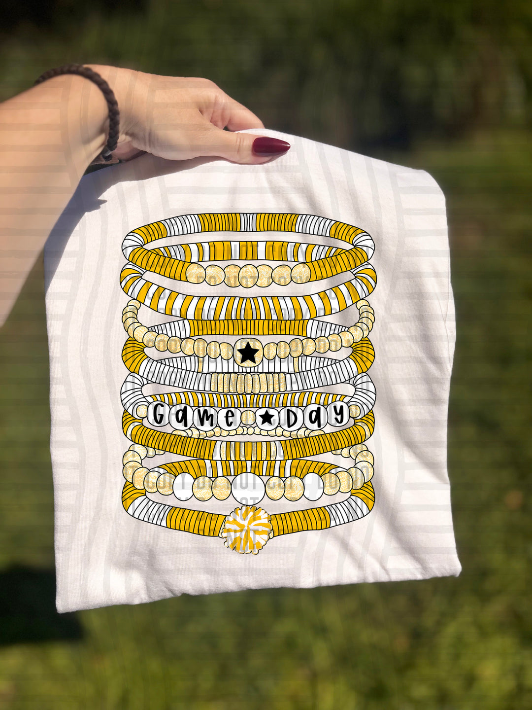 Pom Pom Bracelets DTF Print