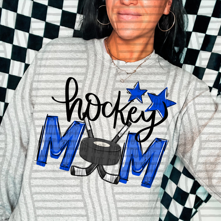 Sports Mom Hockey DTF Print
