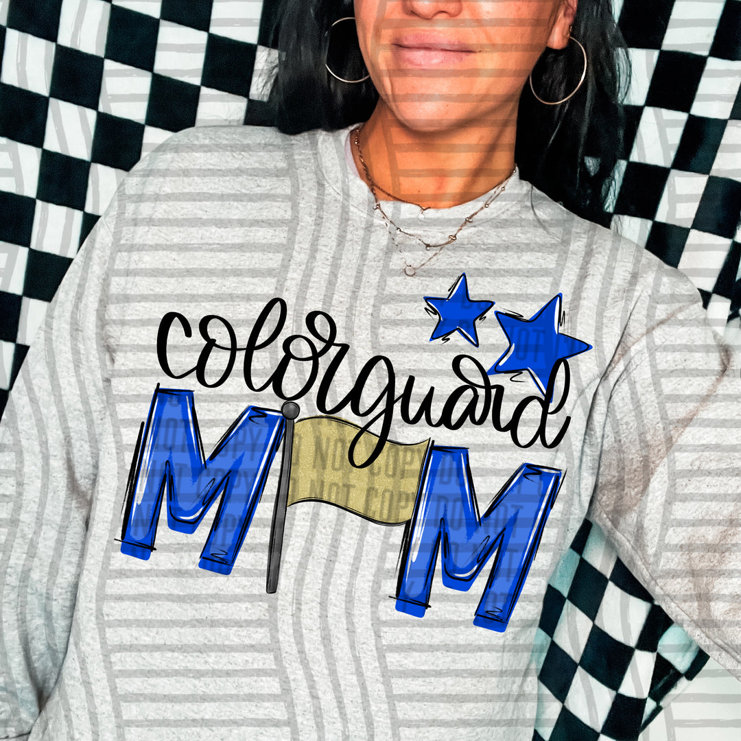 Sports Mom Colorguard DTF Print
