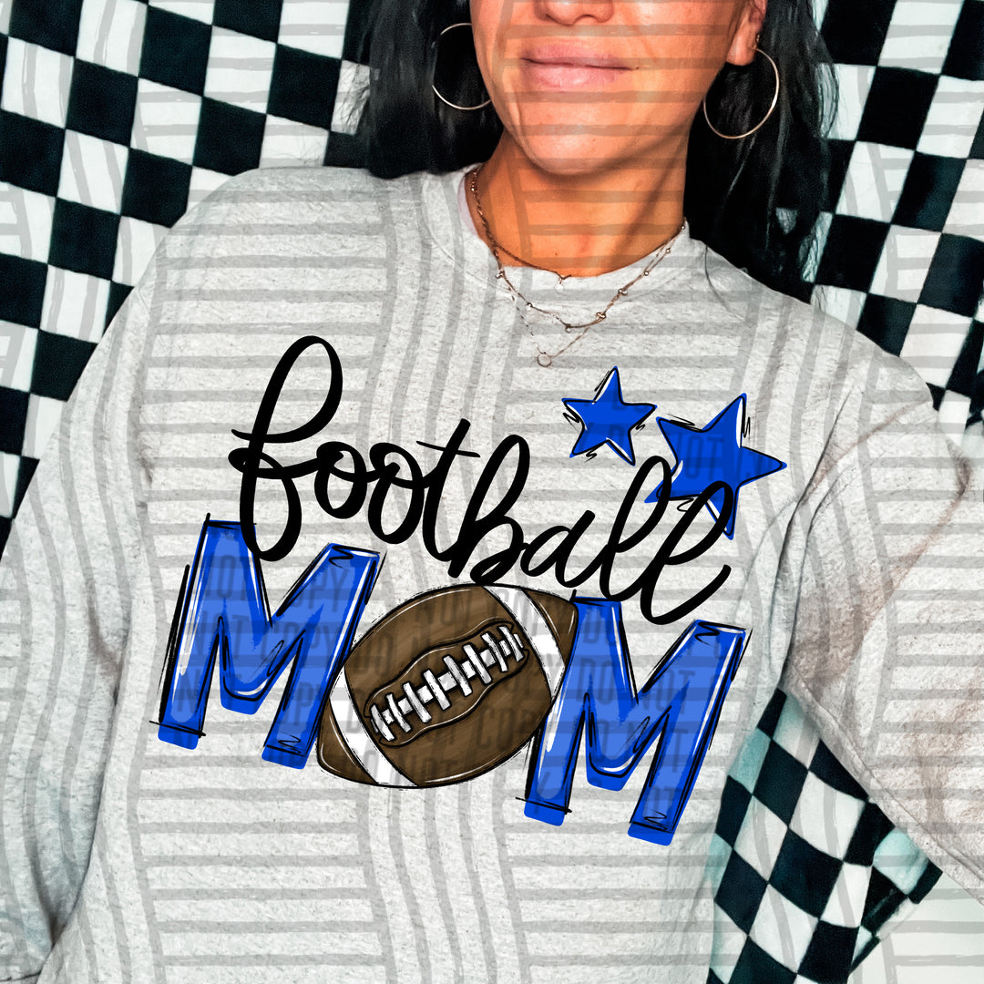 Sports Mom Football DTF Print