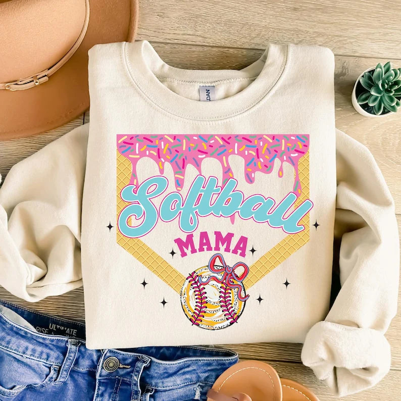 Softball Mama DTF Print