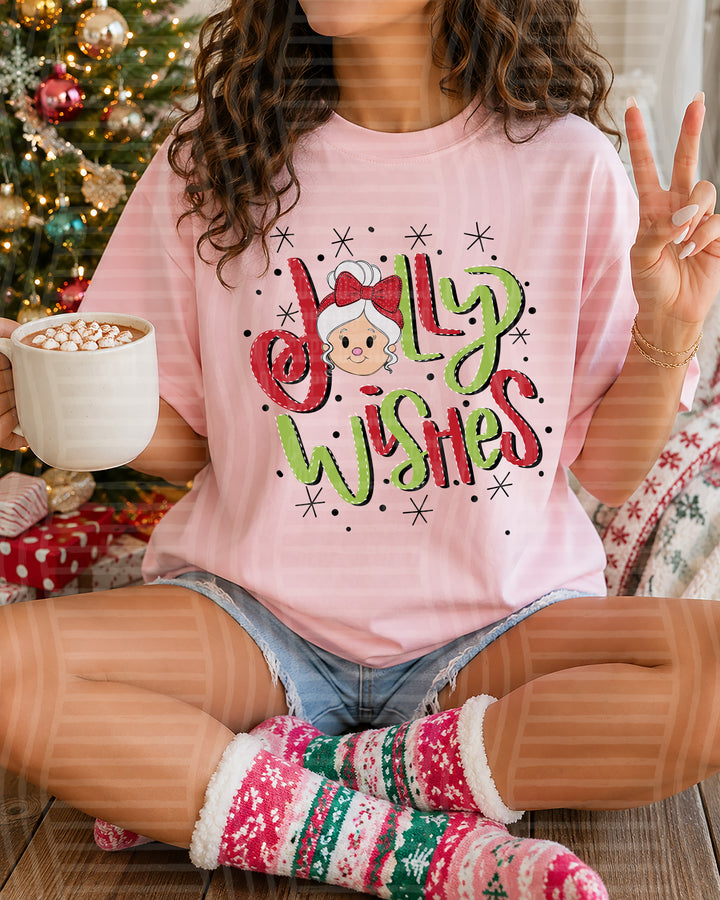 Jolly Wishes DTF Print