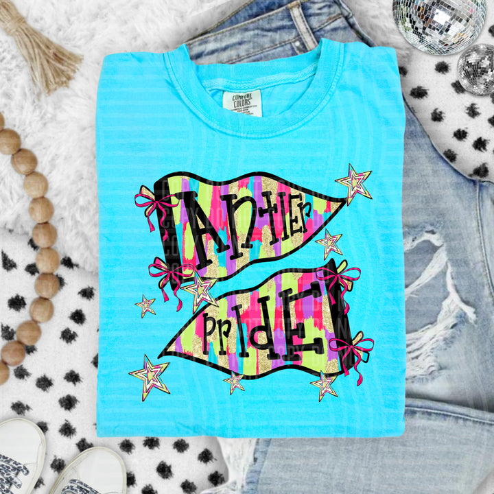 Preppy Bright Flags DTF Print