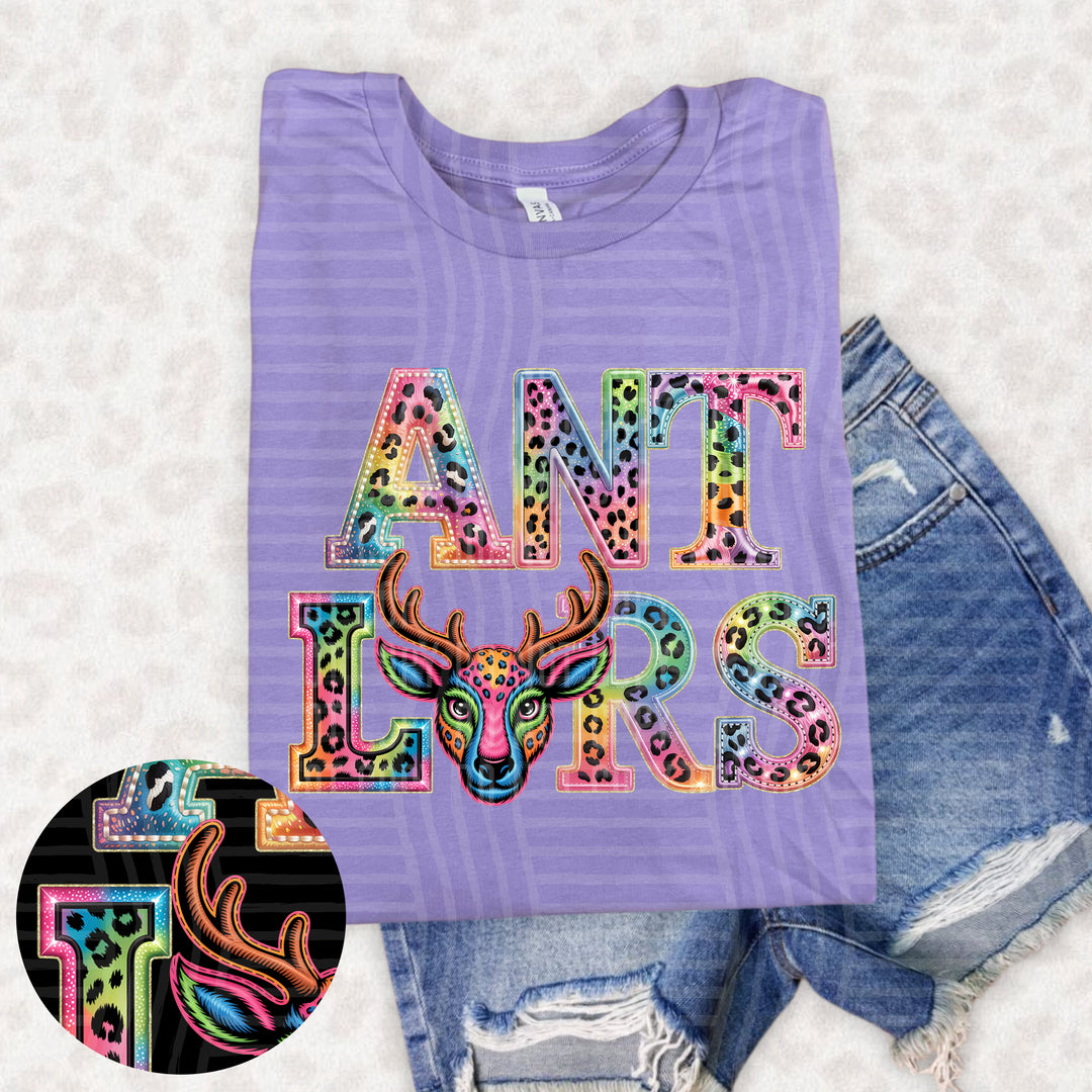 Rainbow Mascot Heads Stacked DTF Print