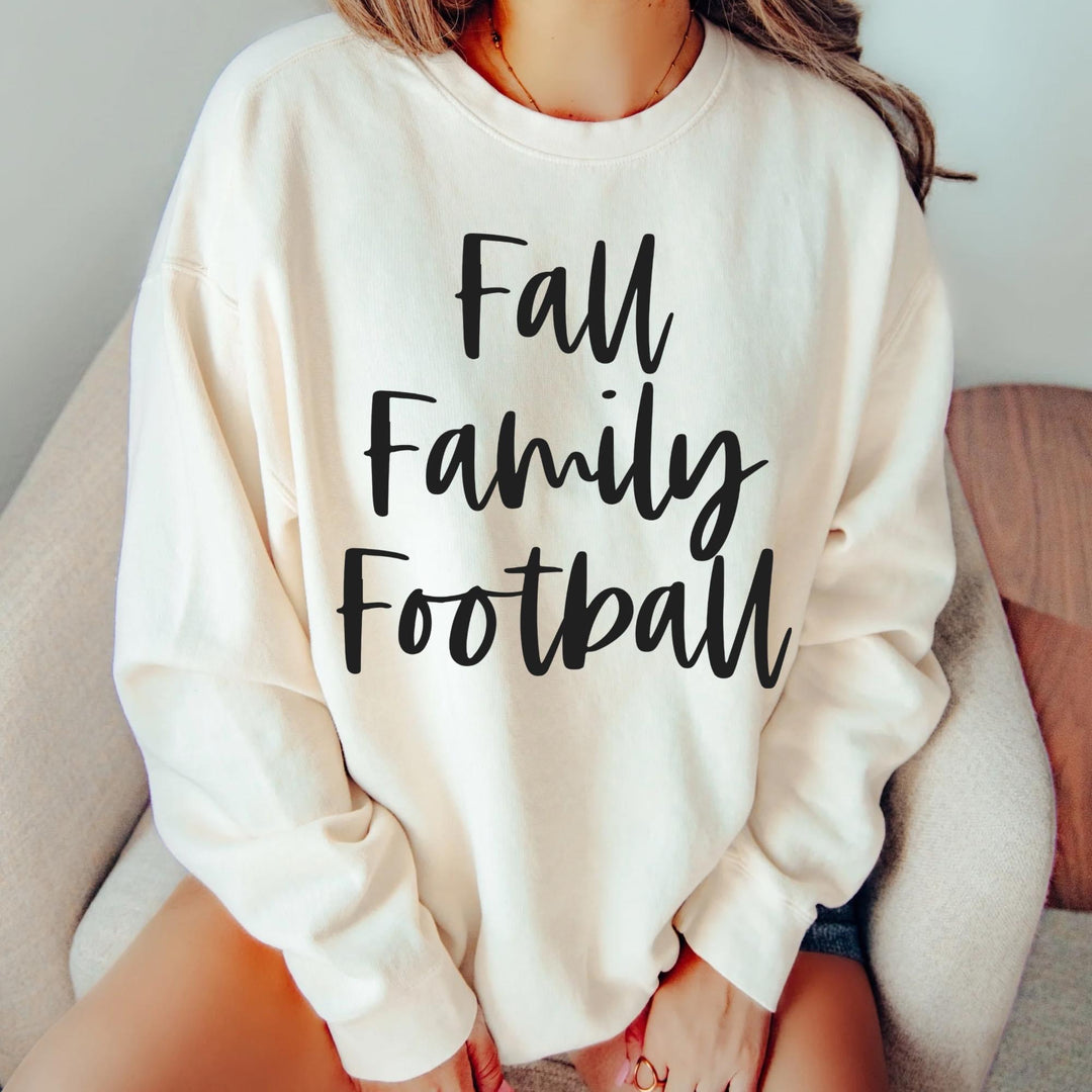 Fall Family Football DTF Print