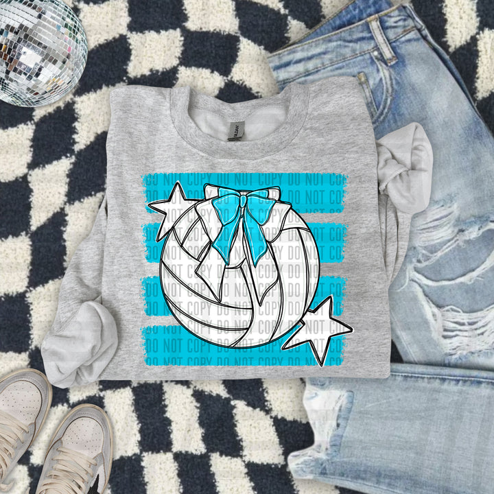 Volleyball Bow DTF Print