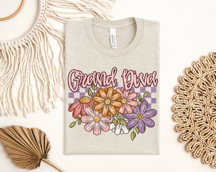 Floral Mothers Names DTF Print