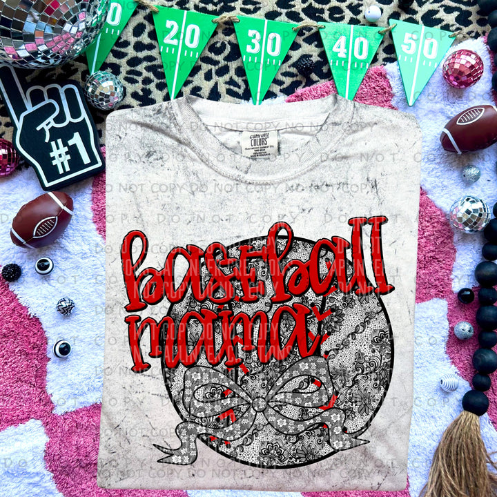 Mama Lace Sports Ball DTF Print