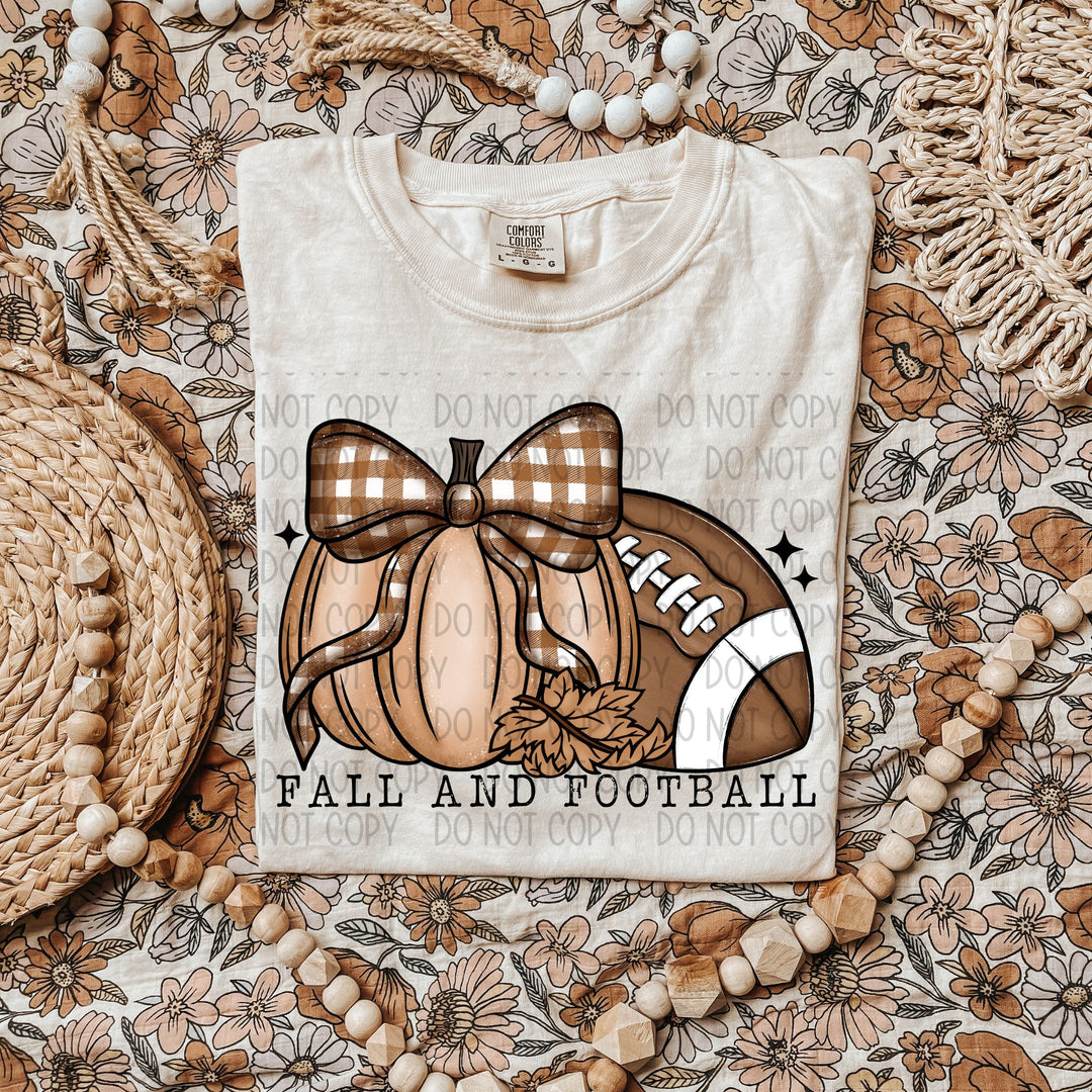 Fall And Football DTF Print