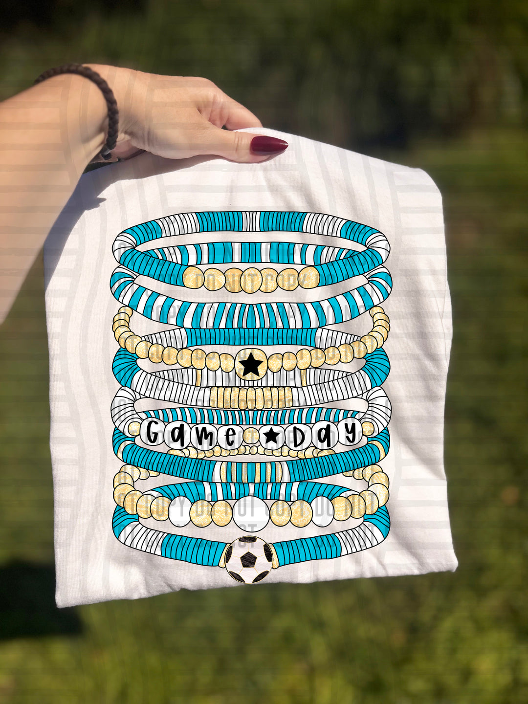 Soccer Bracelets DTF Print