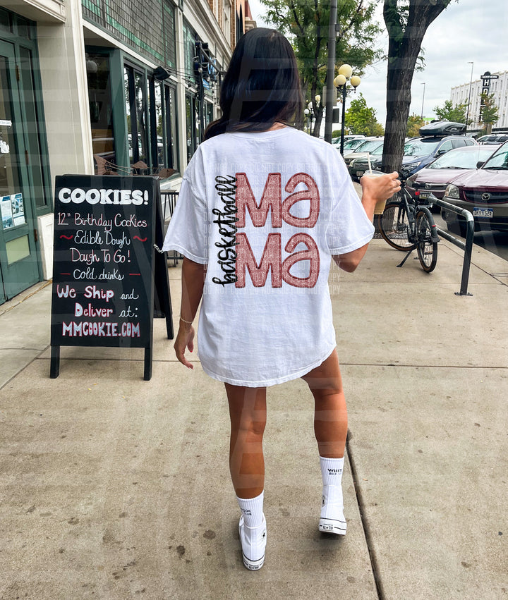 Sports Mama Basketball DTF Print