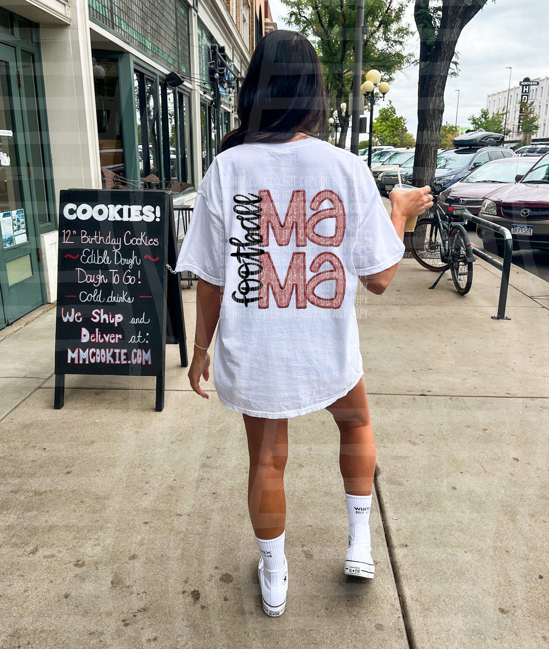 Sports Mama Football DTF Print