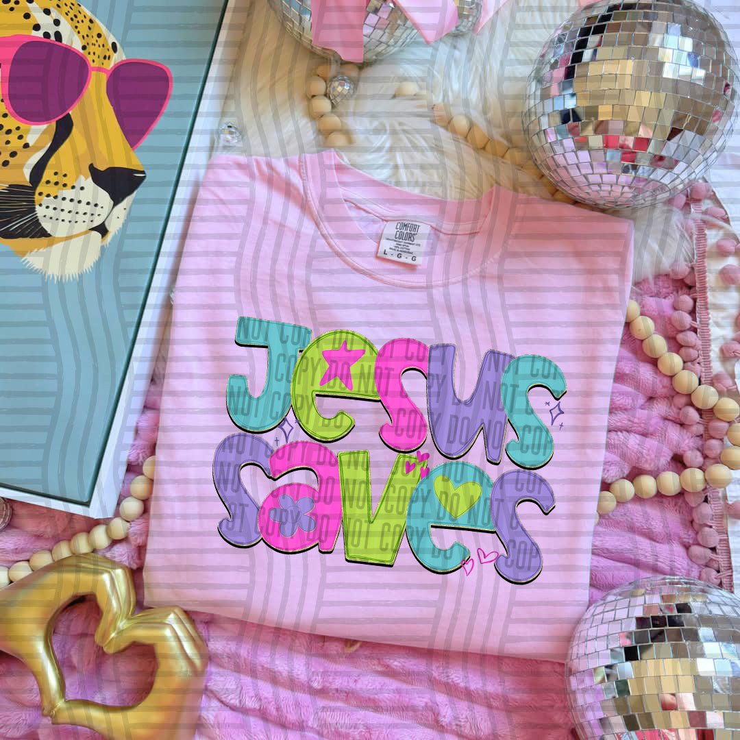 Jesus Saves DTF Print