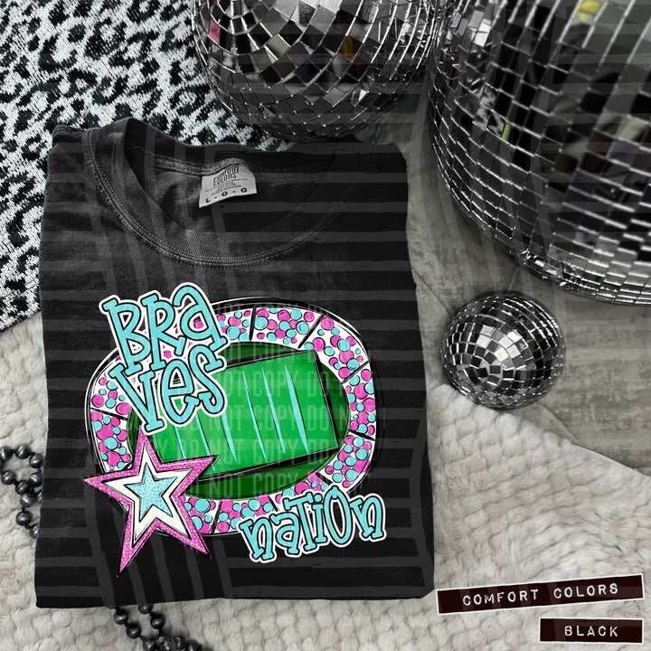 Preppy Stadium Nation DTF Print