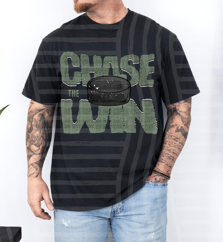 Chase The Win Hockey DTF Print