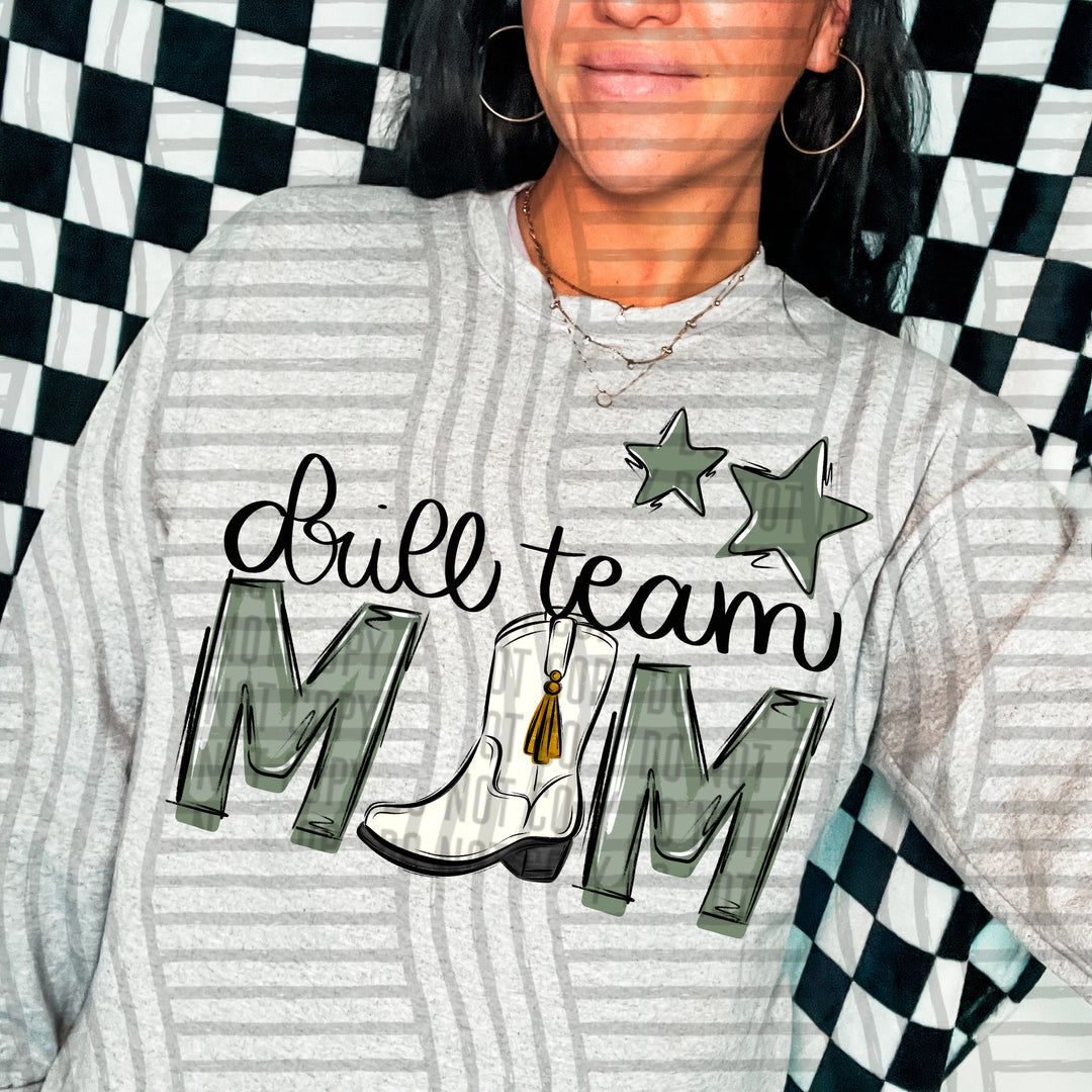 Sports Mom Drill Team DTF Print