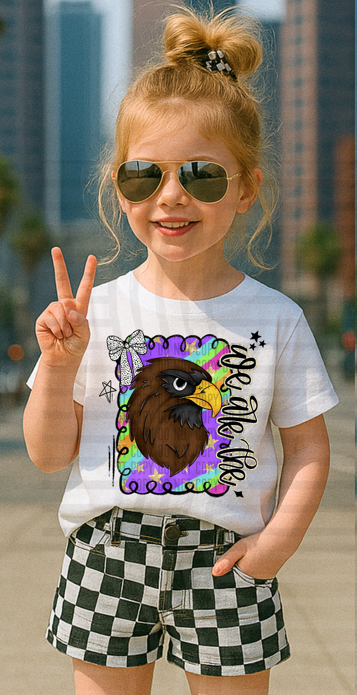 Preppy Swirl Mascot DTF Print