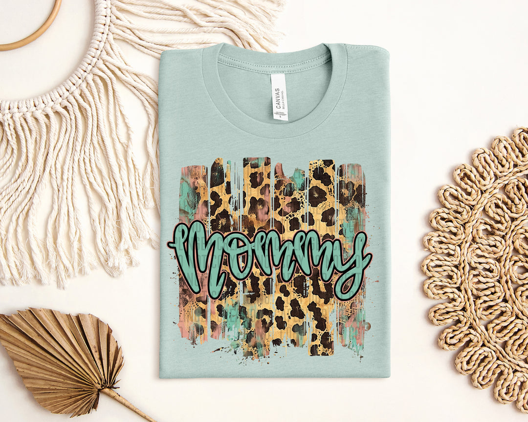 Animal Print Mothers Names DTF Print