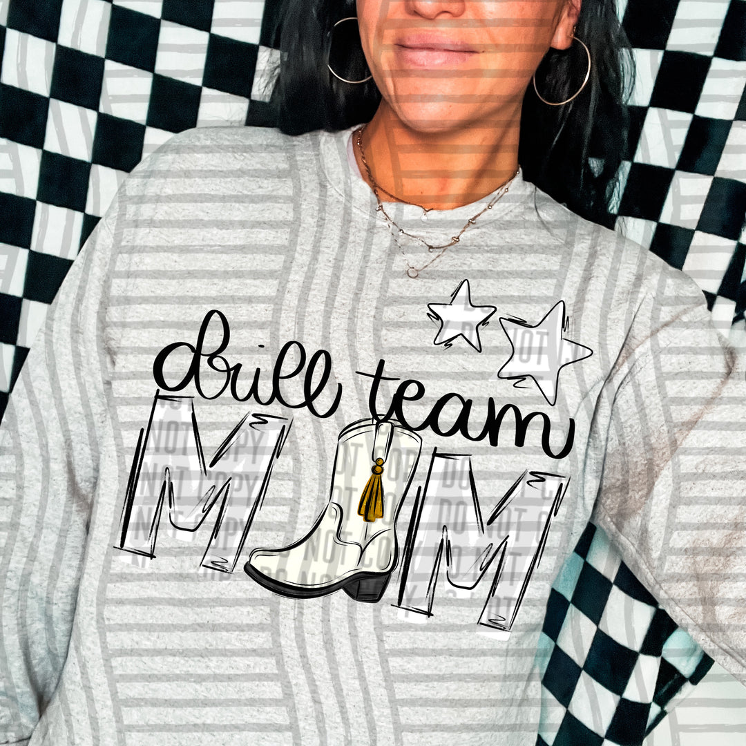 Sports Mom Drill Team DTF Print