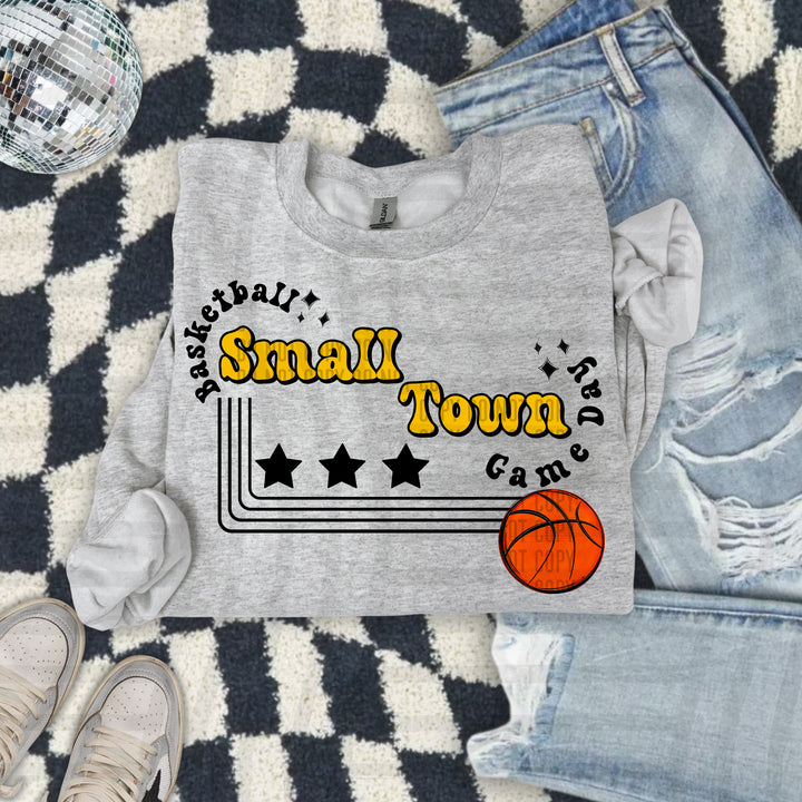 Small Town Basketball DTF Print