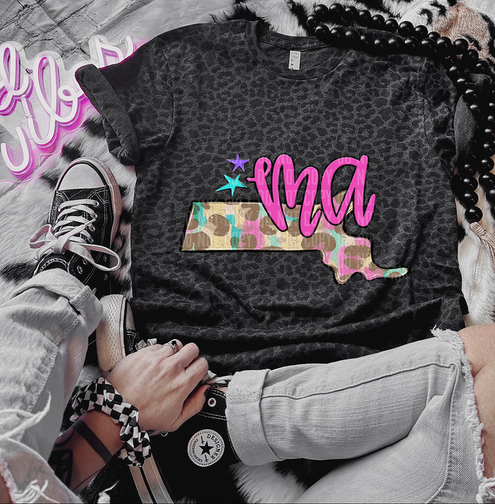 Preppy Bright States DTF Print