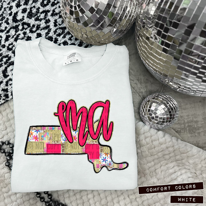 Patches States DTF Print